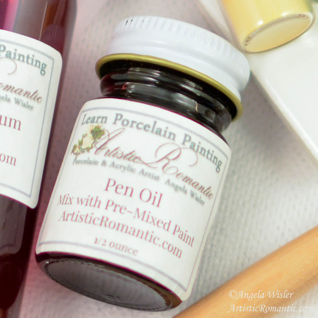 Pen Oil for Dip Penwork Linework Porcelain Painting on China