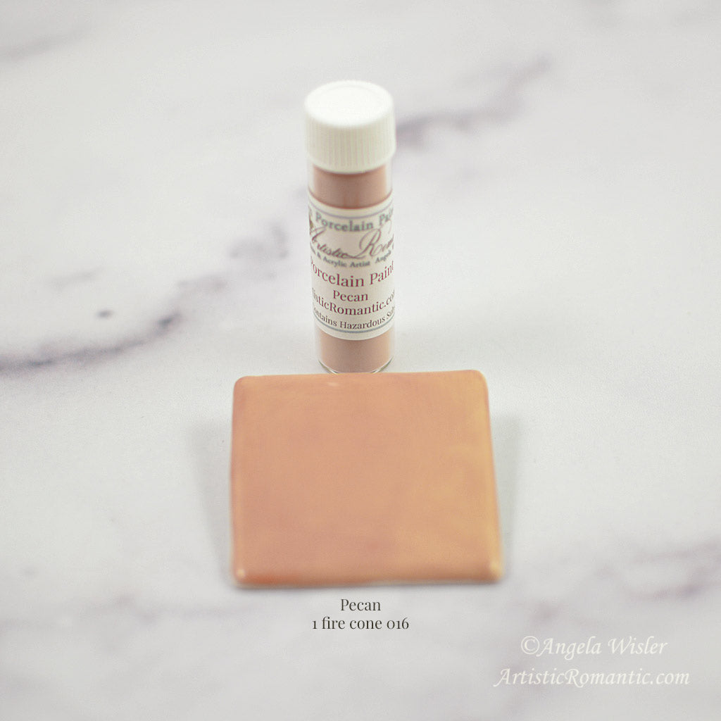 Pecan China Paint Porcelain Painting Overglaze Powder